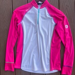 RLX Ralph Lauren Women’s Pink Quarter-Zip Golf Pullover | Small
